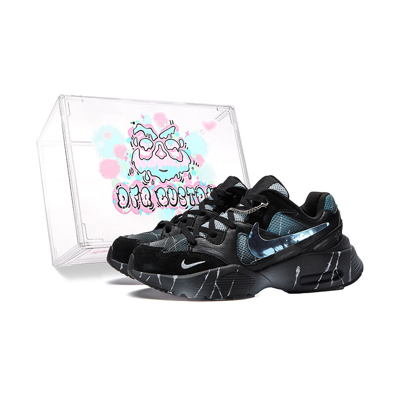 

Кроссовки Air Max Fusion для бега мужские с низким верхом черного/синего цвета Nike