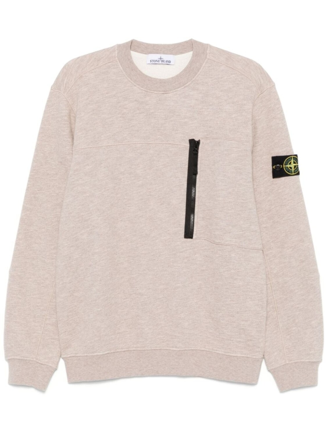 

Stone Island меланжевая толстовка, серый