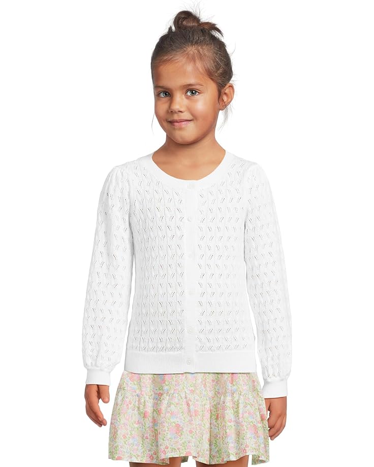 

Свитер Janie and Jack Pointelle Cardigan, белый