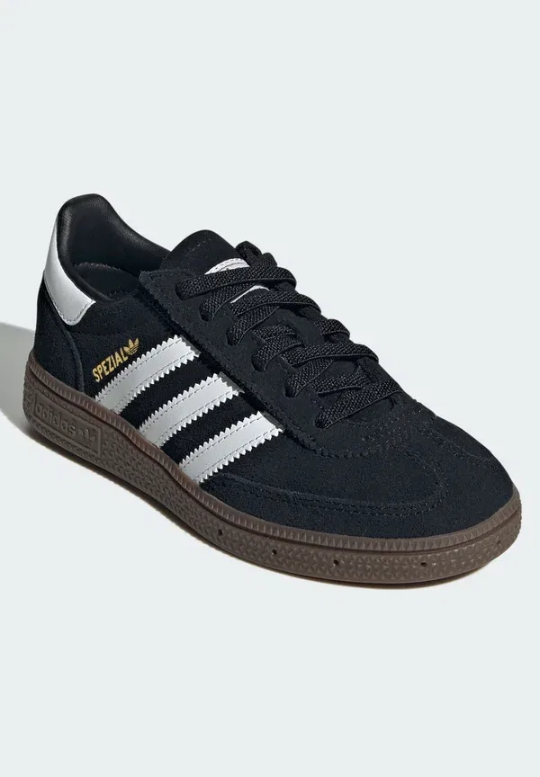Кроссовки Adidas Originals Handball Spezial CF EL C, черный с белым и бежевым — фото 2