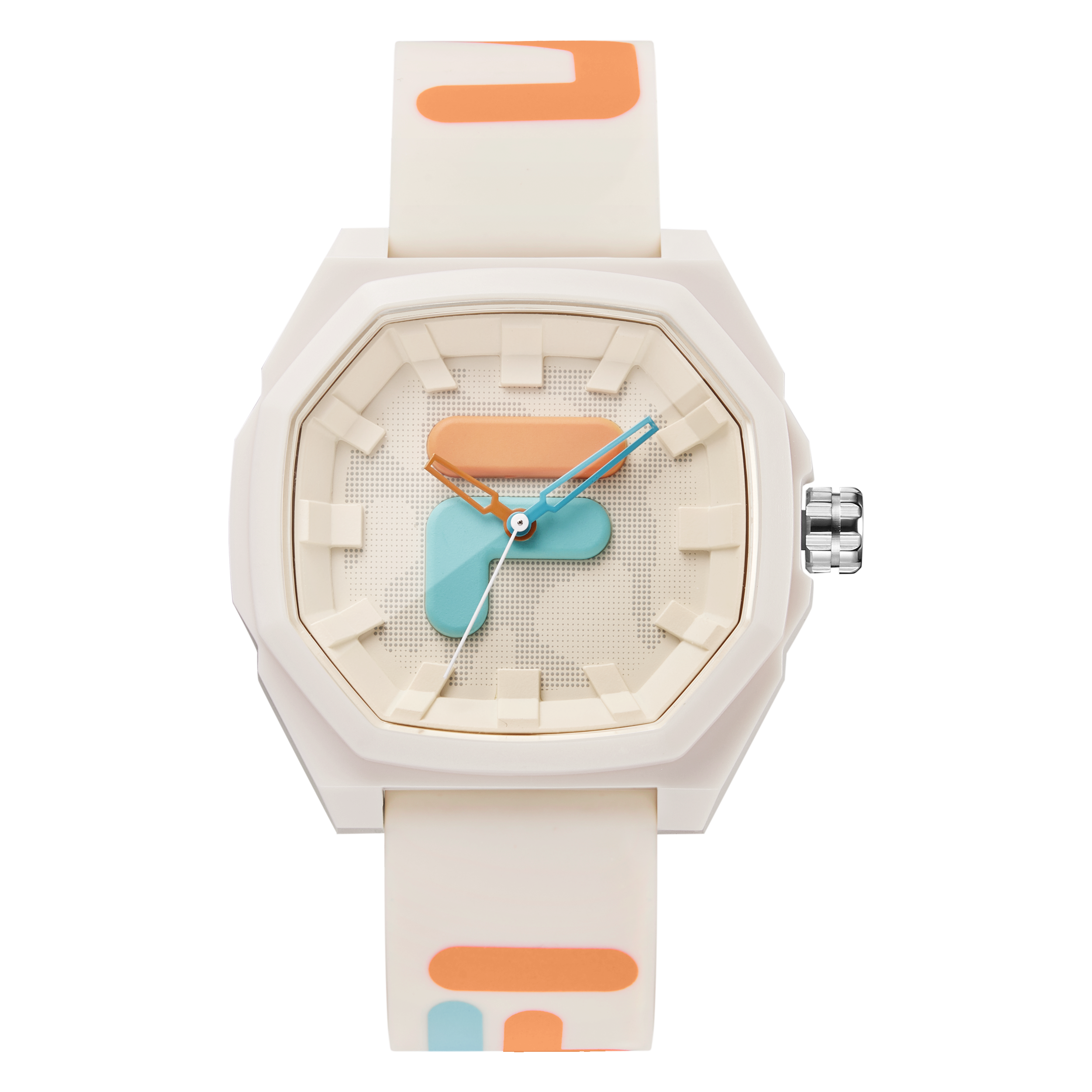 

FILA Часы DOPAMINE Wrist Watch Quartz Movement Silicone Strap White Dial Unisex, FLM38-6105-007