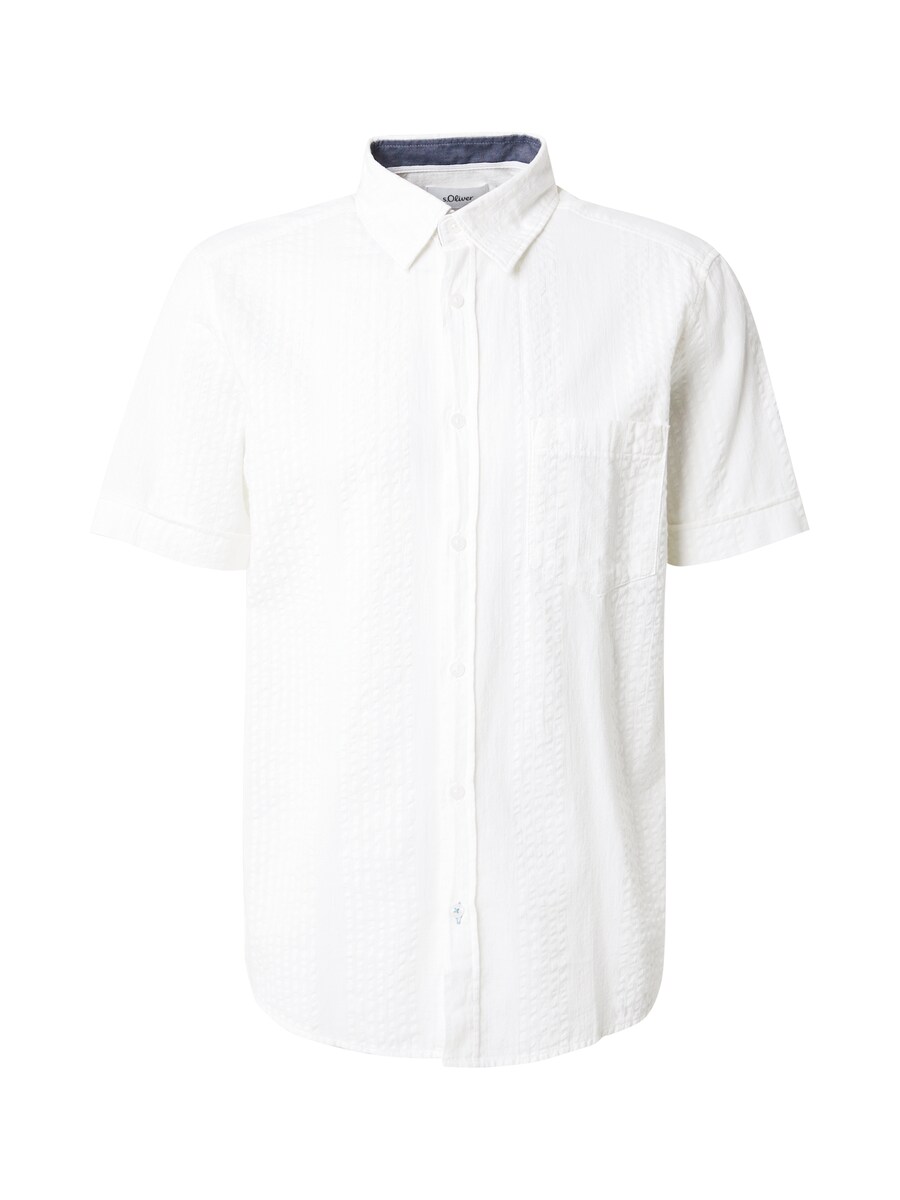 

Рубашка на пуговицах классического кроя s.Oliver, White