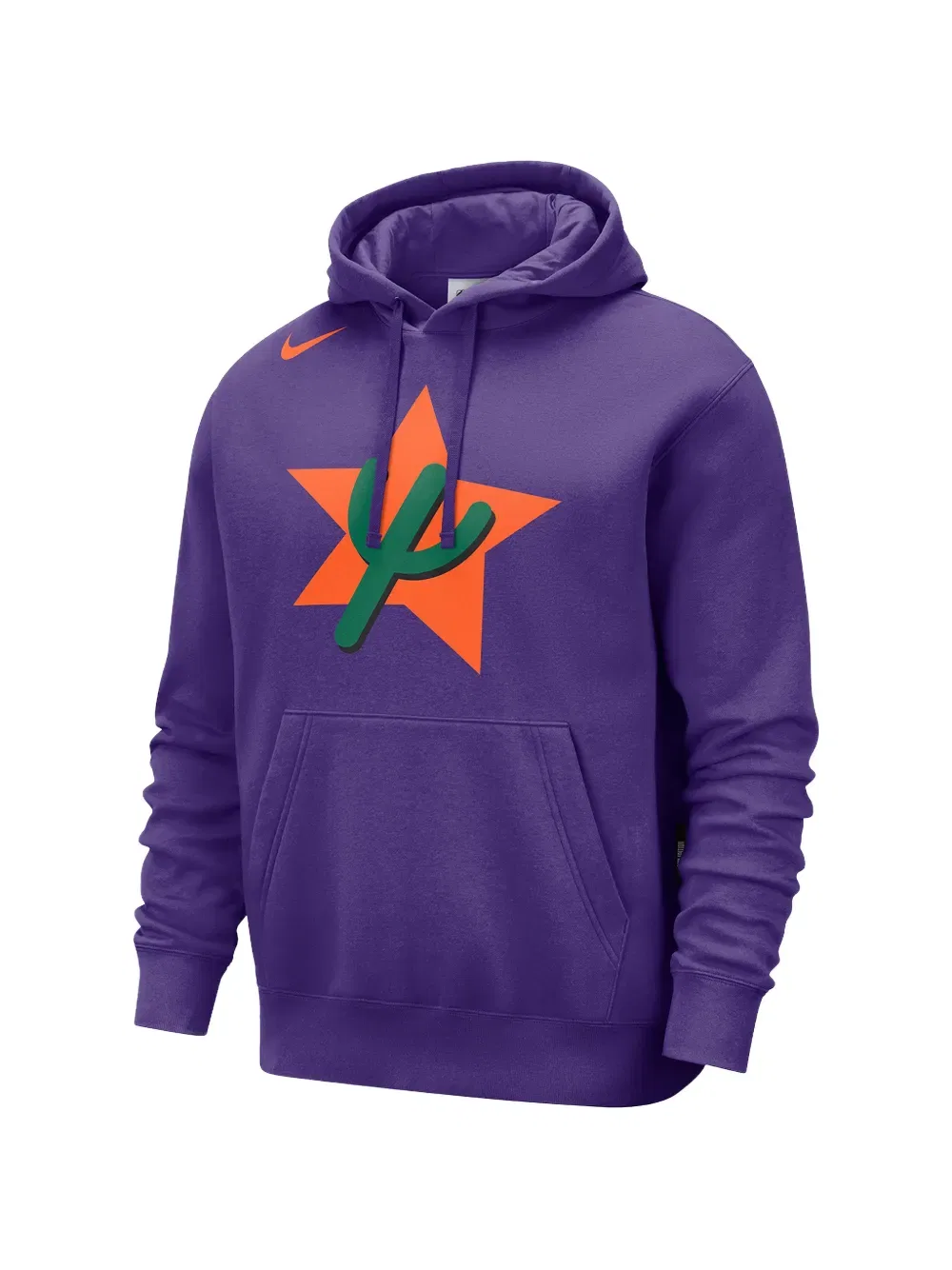 Толстовка с флисовой подкладкой NBA Phoenix Suns Club City Edition Nike, фиолетовый