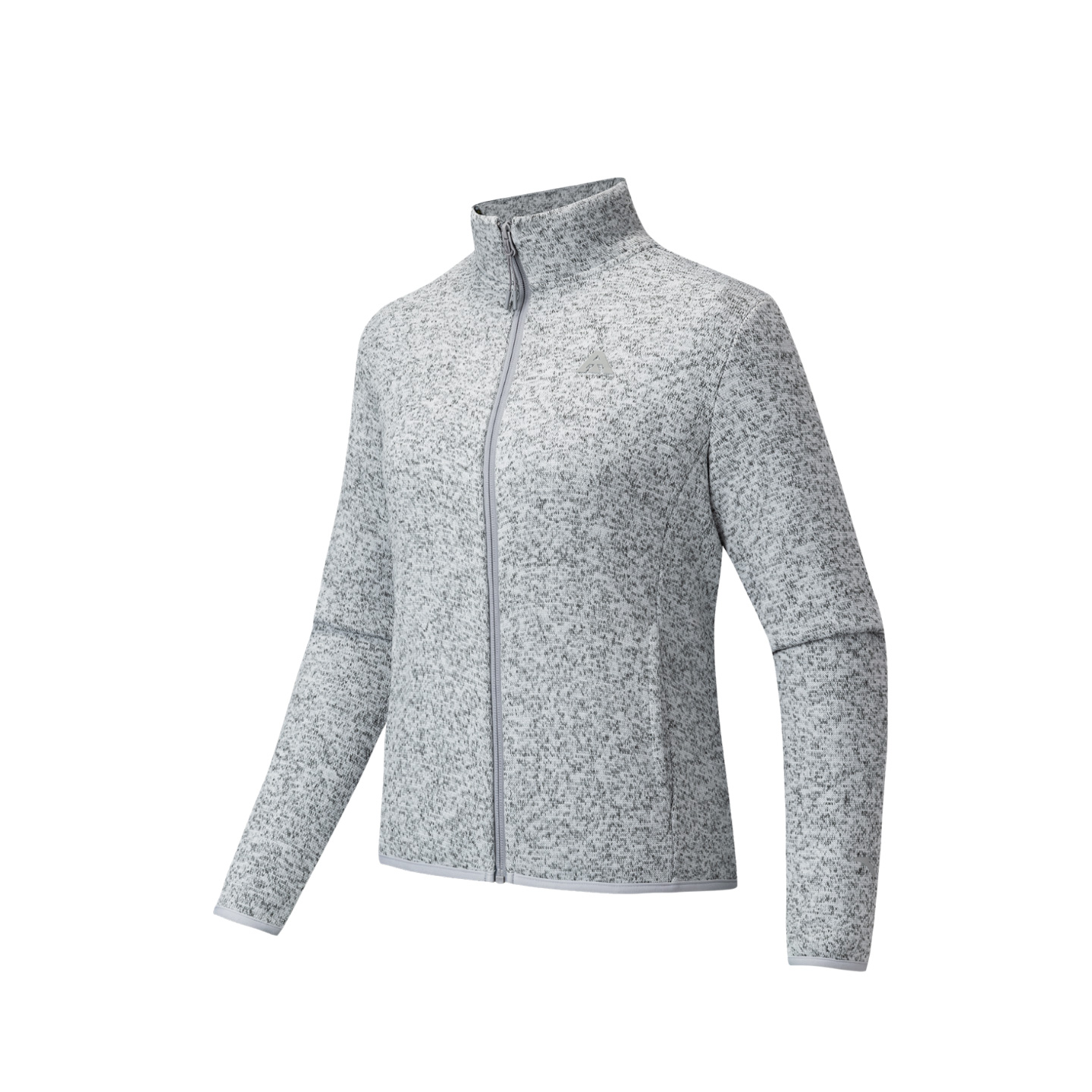 

Outdoor Collection Stand Collar, Liner Coat, Thick Needle Fleece Garment Women's Star Gray Heather Gray ANTA, серый