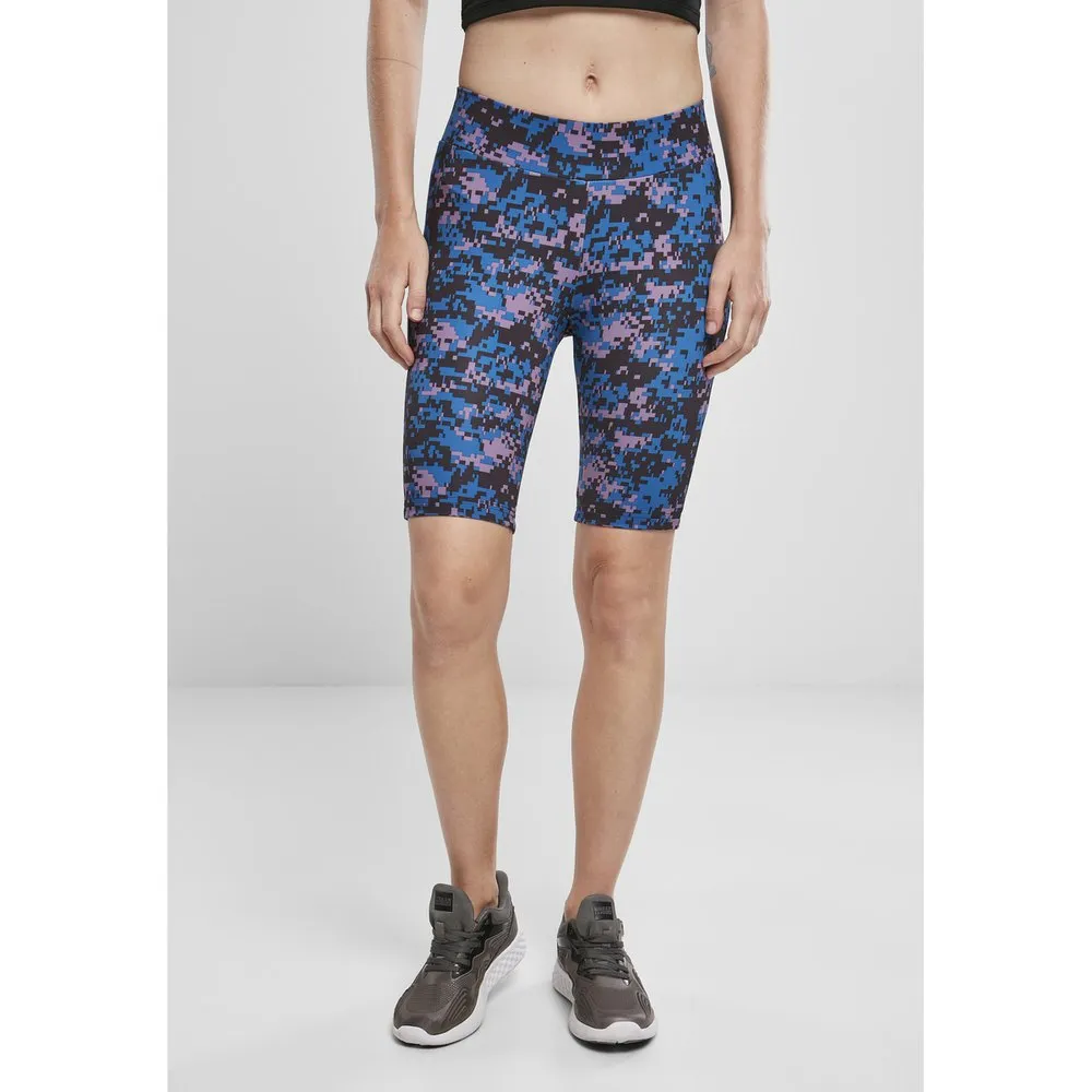 

Шорты Urban Classics Cycling For High Waist Camouflage Tech Big, черный