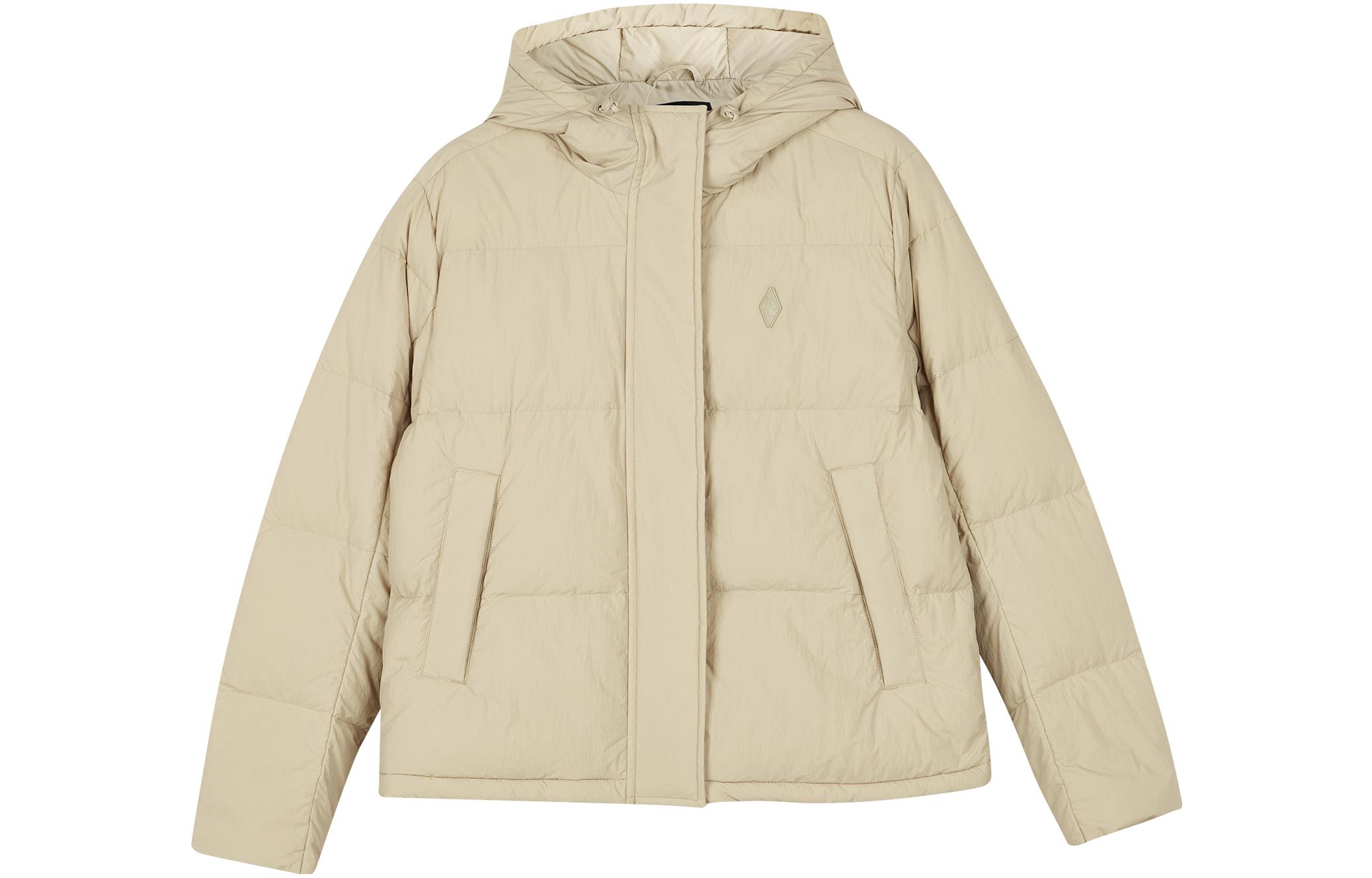 

Пуховик женский бежево-коричневый Skechers, Beige Brown/01GA