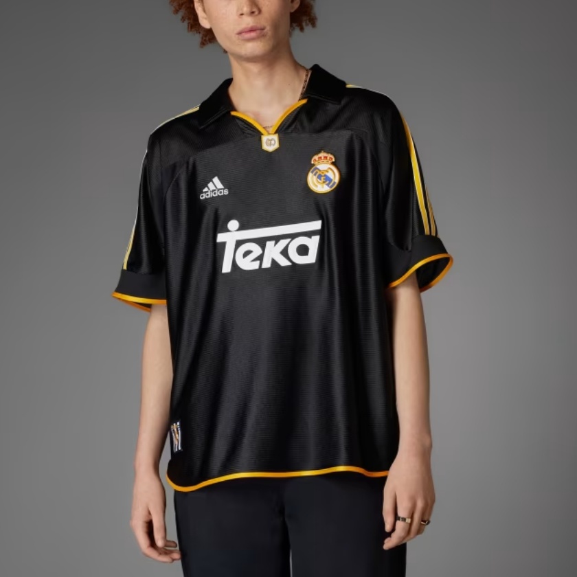 Футболка Real Madrid 99/00 Away Adidas, черный — фото 4