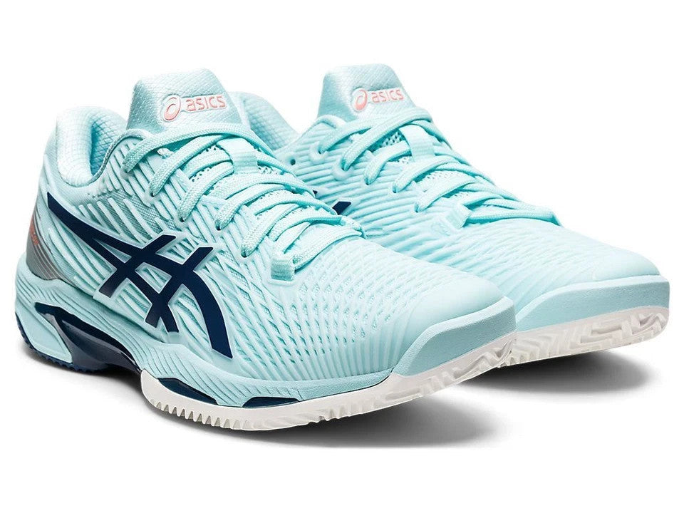 Женские теннисные кроссовки Asics Solution Speed FF 2 Clay 1042A134-403, синие, GBNC1131 — фото 3