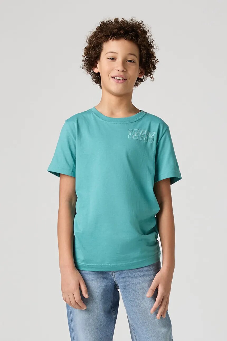 

Детская футболка SUN BURST TEE Levi'S, бирюзовый