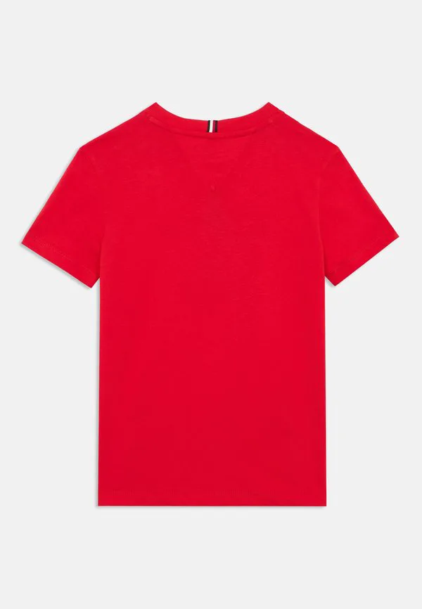 Футболка с адаптивным логотипом, круглый вырез, принт. Tommy Hilfiger, Rapid Red — фото 2