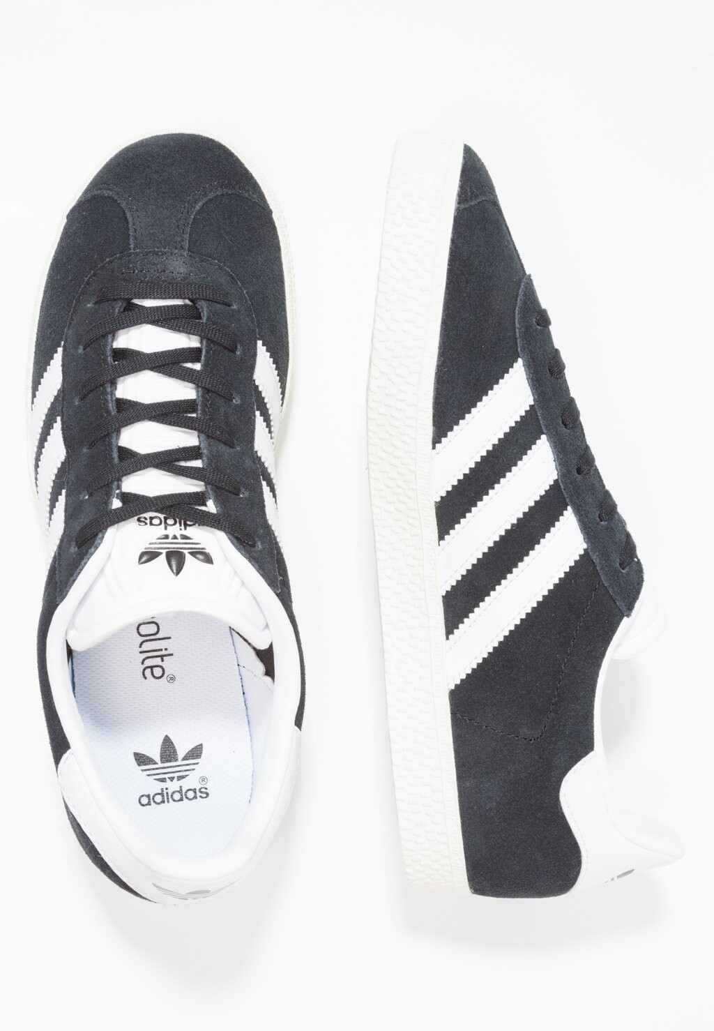Кроссовки низкие черный/белый/золотой металлик GAZELLE UNISEX adidas Originals, цвет core black/white/gold metallic — фото 2