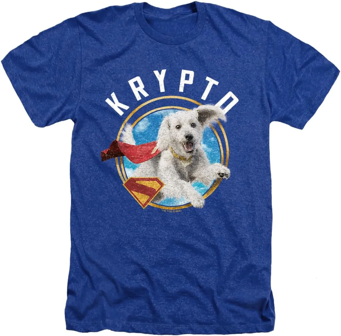

Футболка Popfunk Superman 2025 Krypto Sky Unisex Adult Heather