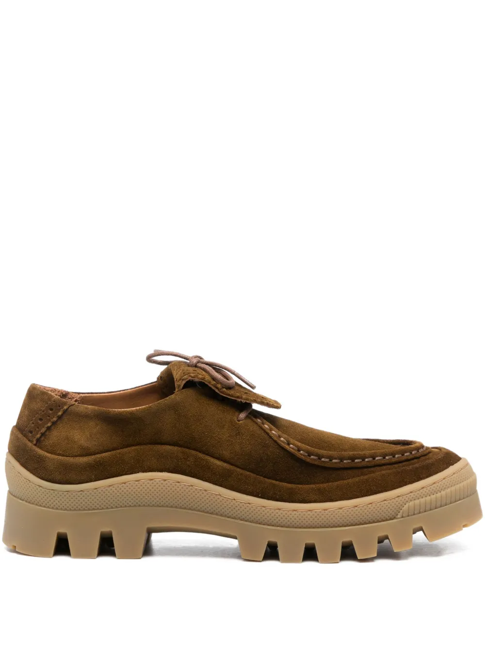Замшевые туфли Paul Smith, зеленый