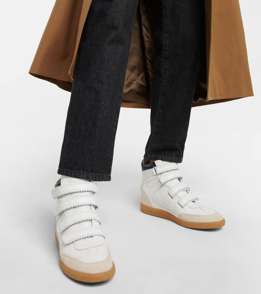 Кеды Bilsy из кожи Isabel Marant, белый — фото 4