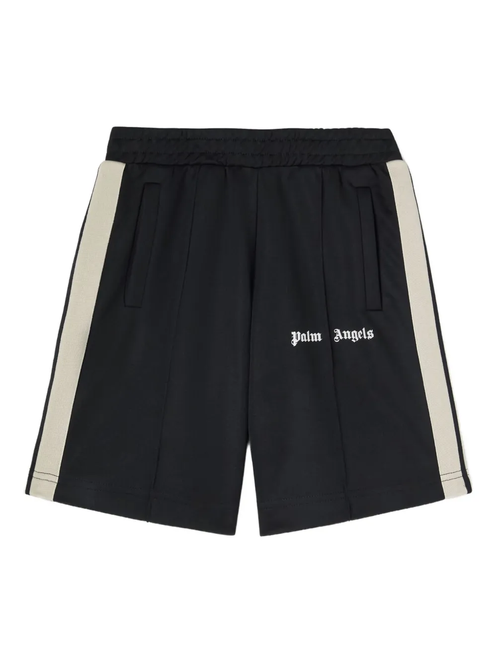 

Спортивные шорты с вертикальным карманом и логотипом Palm Angels Kids, черный