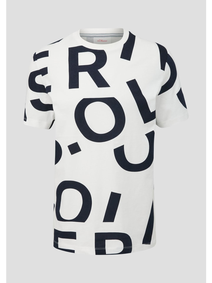 

s.Oliver Футболка 01F1_белая, Белый, s.Oliver Футболка 01F1_белая