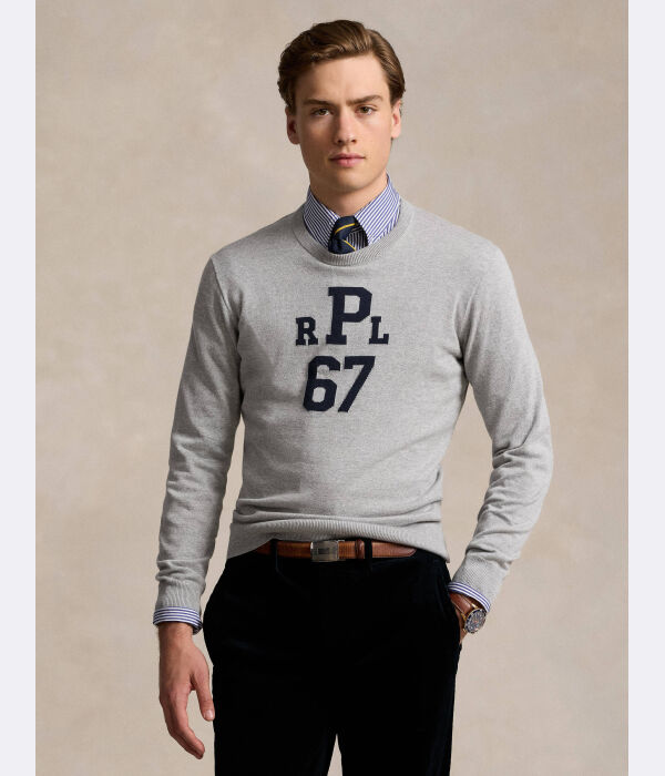 

Свитер Regular fit Polo Ralph Lauren, серый