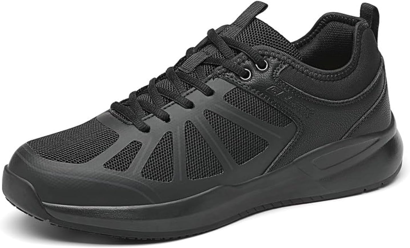 

Обувь GEERX Alan для работников пищевой промышленности, противоскользящая обувь для мужчин, для медсестер, поваров, кухонная обувь, нескользящие рабочие защитные кроссовки Zapatilla Trabajo Antideslizante, черный