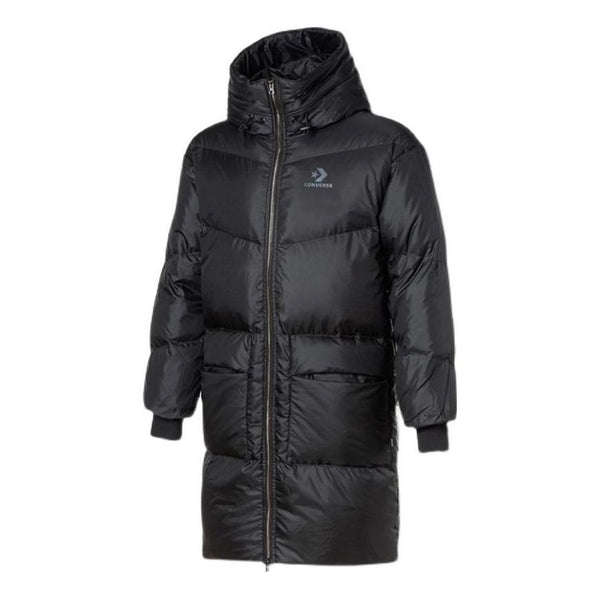 

Куртка long down jacket 'black' Converse, черный