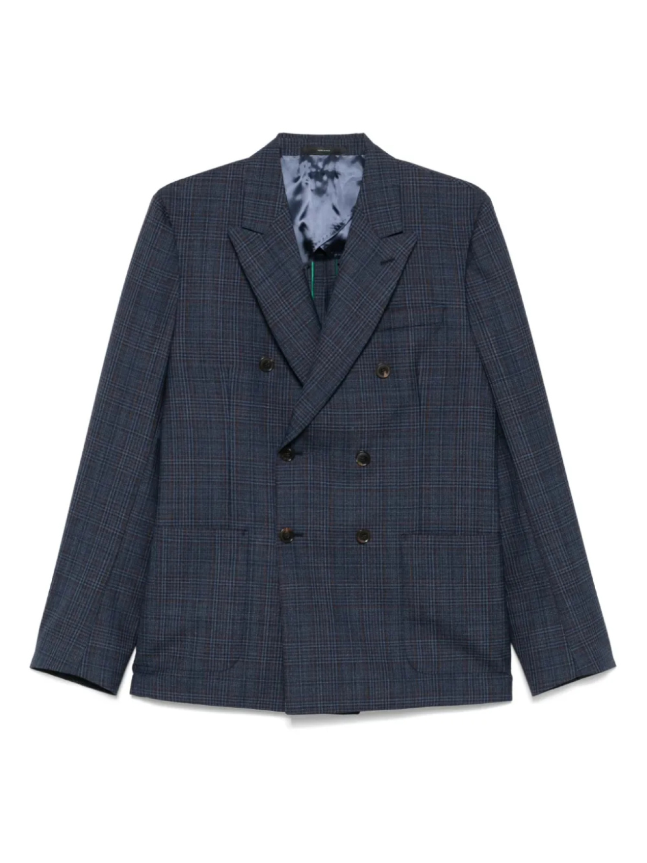 

Клетчатый блейзер Paul Smith, синий