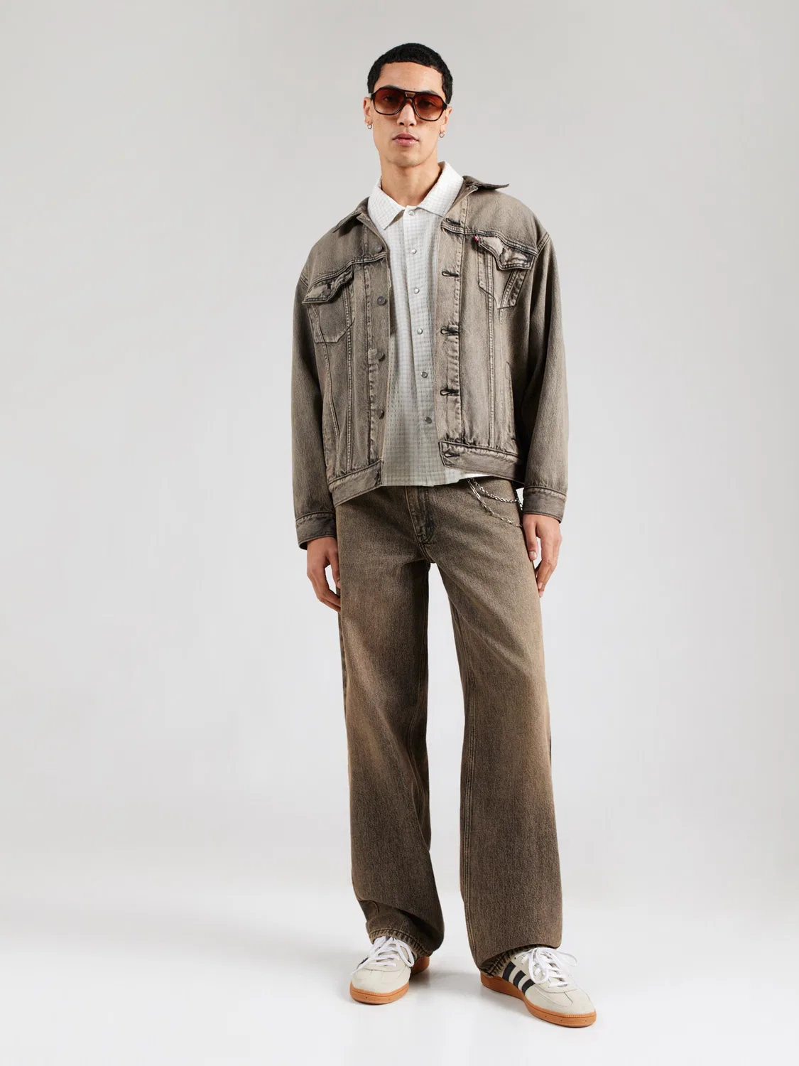 Куртка для межсезонья 'Свободная куртка-тракер типа III' Levi'S , Grey Denim — фото 4