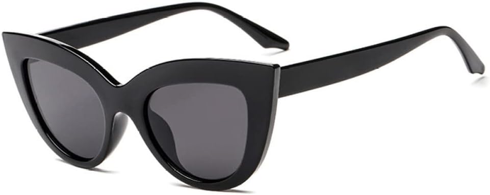 

Милые, сексуальные, ретро-солнцезащитные очки «кошачий глаз» для женщин, маленькие, черно-белые, треугольные, винтажные, солнцезащитные очки для женщин с защитой от ультрафиолета UV400 XLUMIO, C1 Black