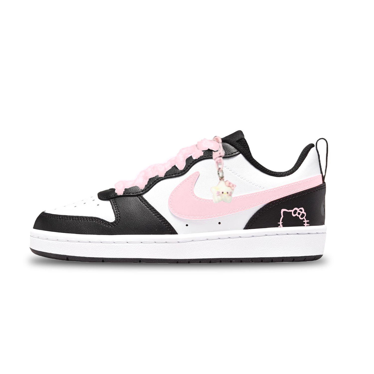 

Court Borough устойчивые к истиранию лоу-топ детские скейтбординг кроссовки unisex Nike, желтый