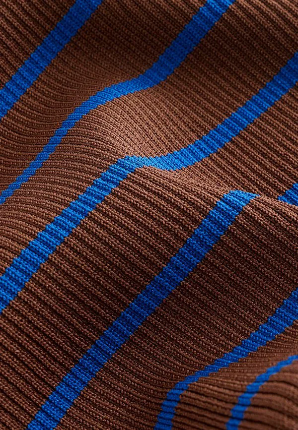 Топ стандартного кроя Next, Chocolate Brown Blue Stripe — фото 3