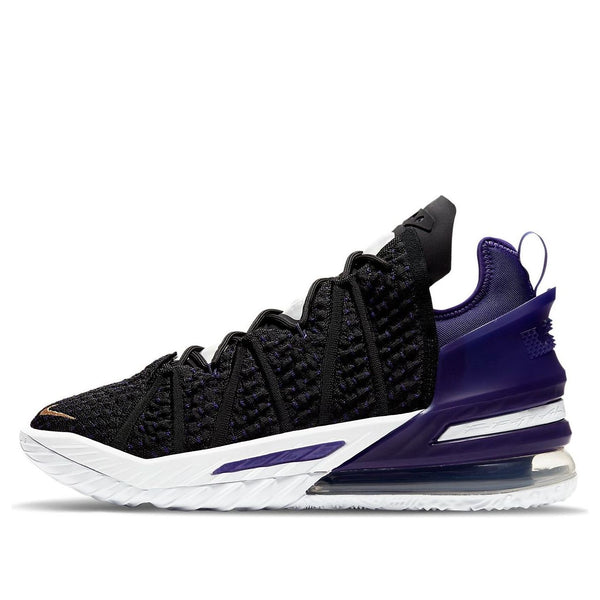 

Кроссовки lebron 18 ep 'lakers' Nike, черный