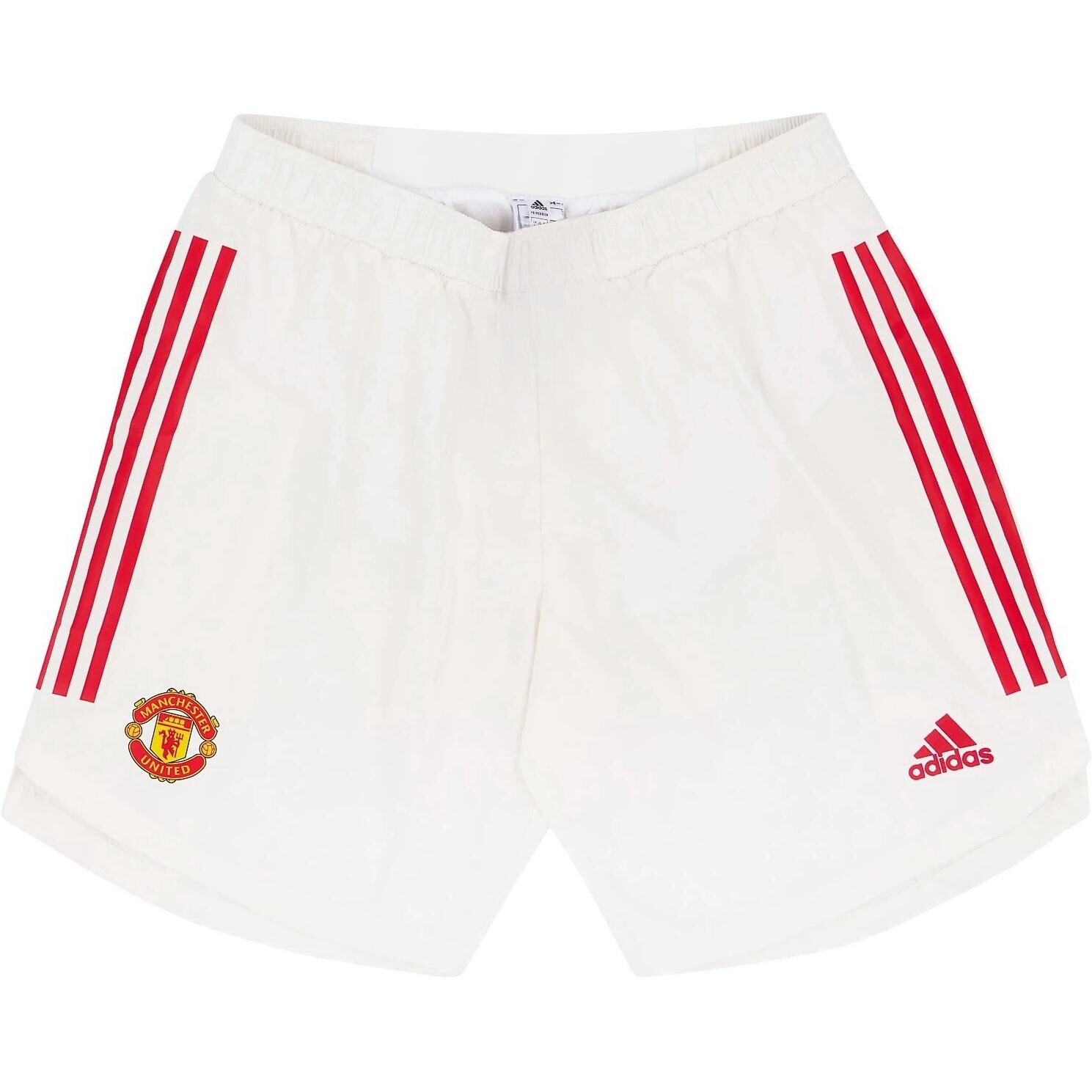 

Футбольные шорты MANCHESTER UNITED THEATRE OF DREAMS мужские белые Adidas, белый