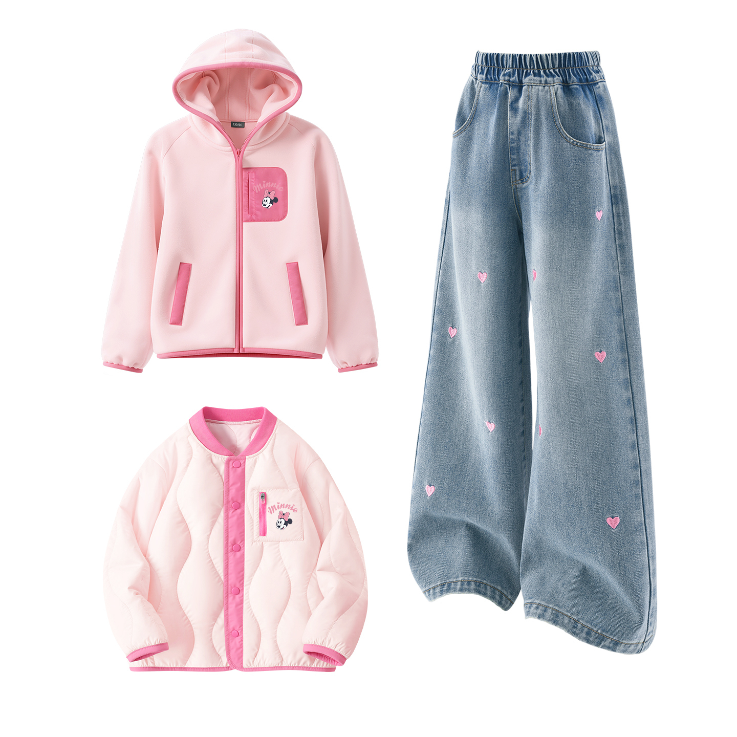 Детский спортивный комплект Casual Sportswear из 3 предметов Disney, светло-голубой — фото 3