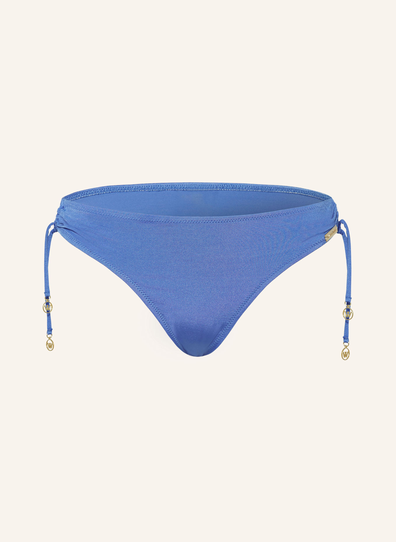 

Базовые плавки бикини с мерцающим сплошным рисунком Watercult, синий