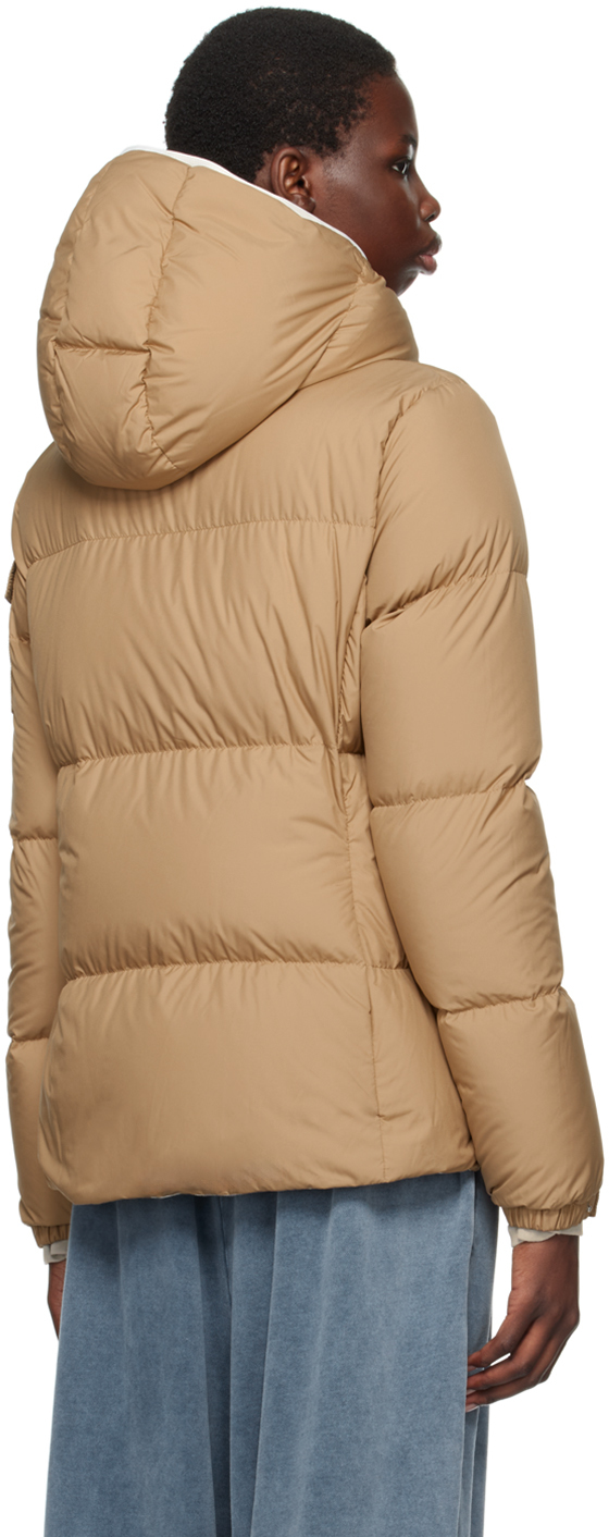 Короткий пуховик Fourmines светло-коричневого цвета Moncler — фото 3