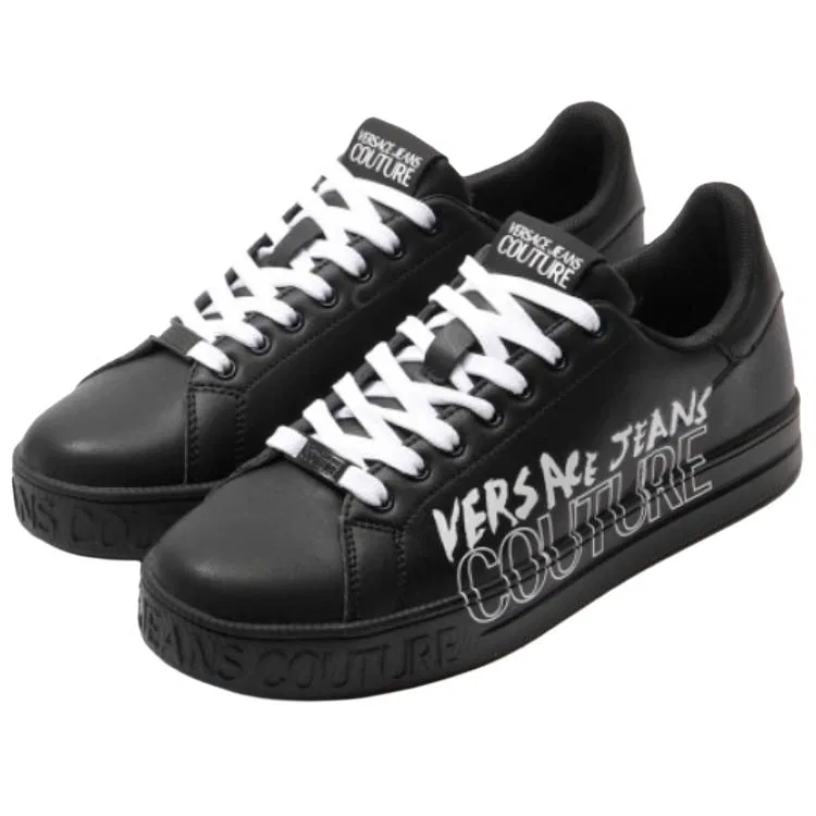 Кеды VERSACE JEANS COUTURE черные — фото 4