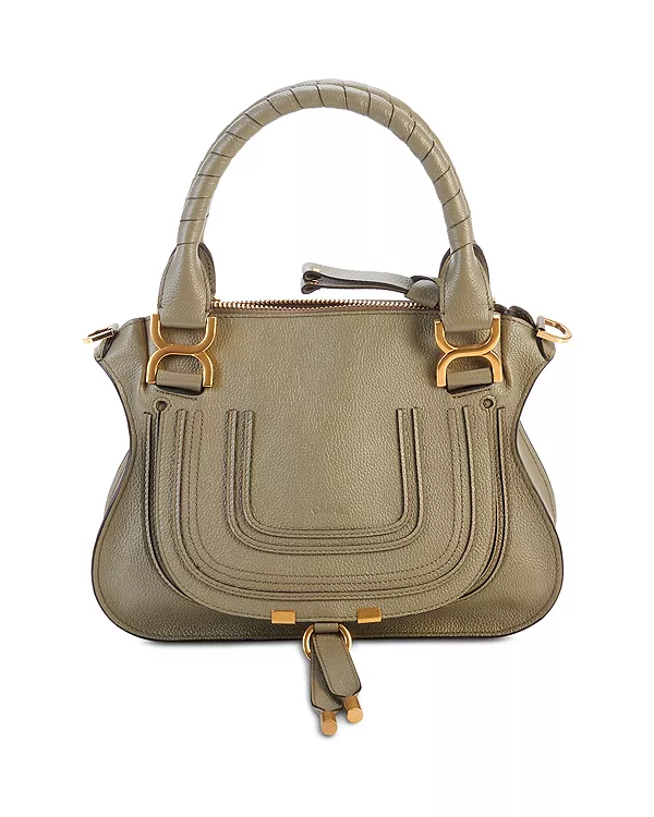 

Маленькая кожаная сумка Марси Chloé, зеленый