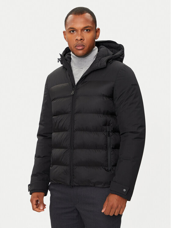 

Пуховик стандартного кроя Geox, черный