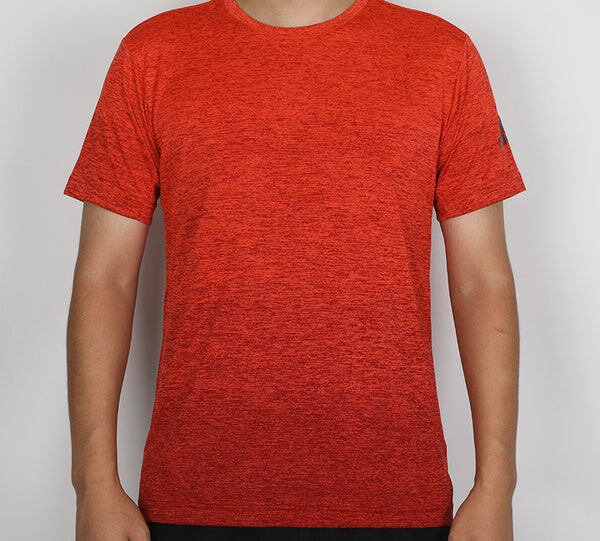 Футболка adidas FreeLift gradi Training Sports Short Sleeve Orange, оранжевый — фото 3