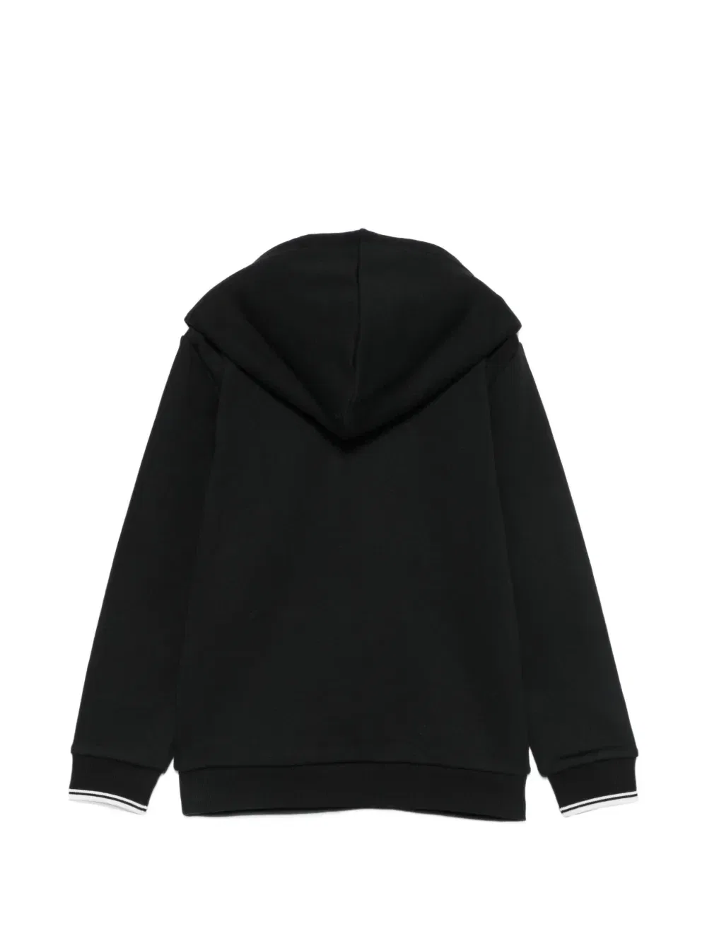 Толстовка с вышитым венком из лавра Fred Perry Kids, черный — фото 2