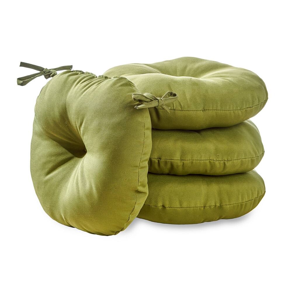 

Greendale Home Fashions: круглые подушки для стульев, 4 шт., цвет Hunter Green
