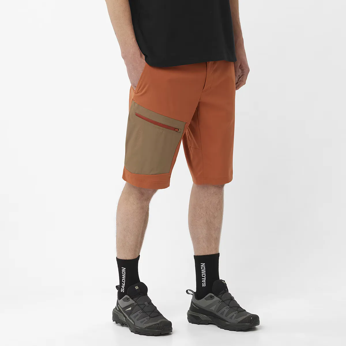

Мужские шорты-бермуды Salomon Outerpath Utility, коричневый