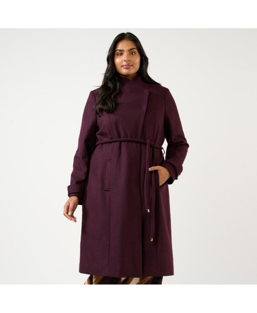 

Пальто Reo больших размеров ESTELLE, Purple