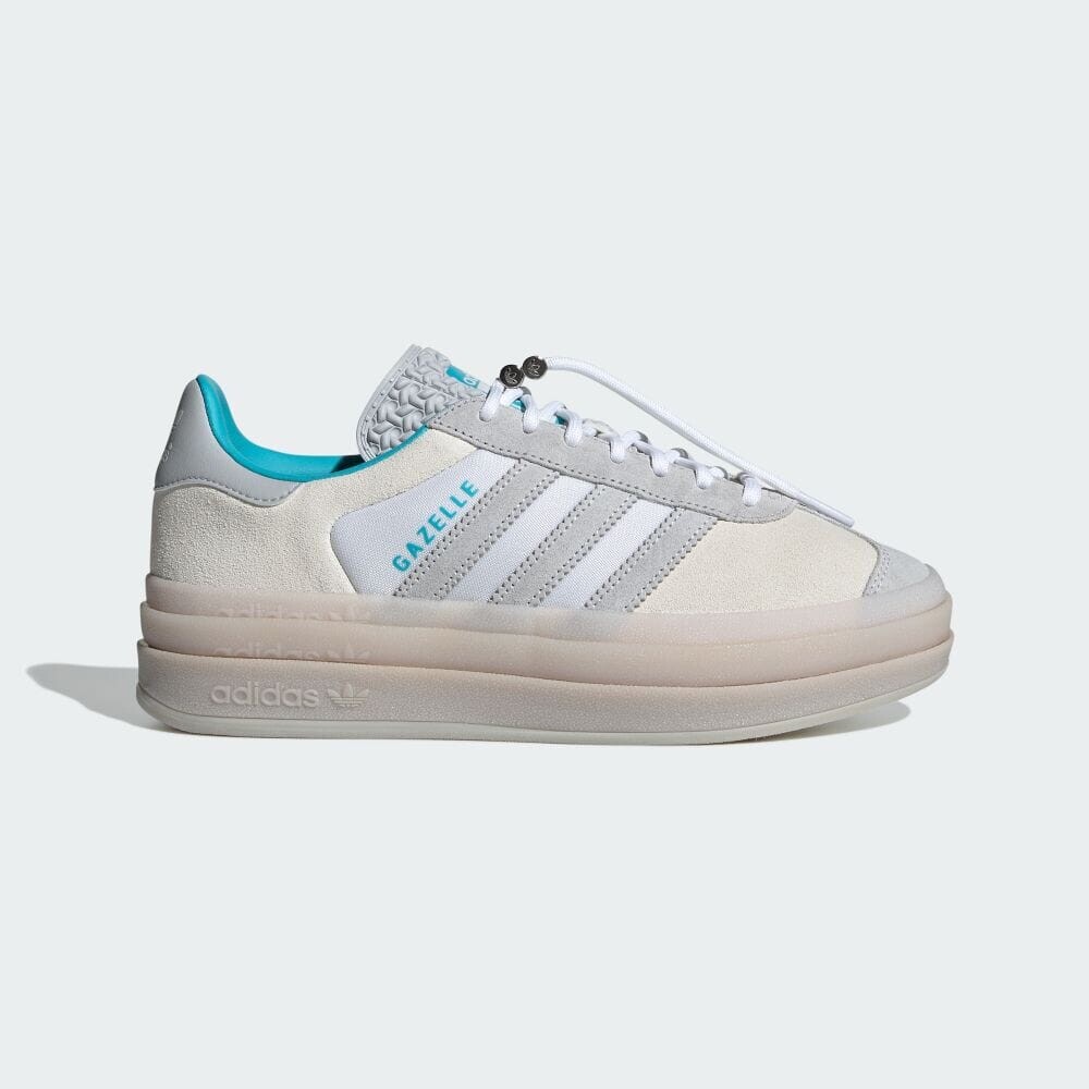 

Кроссовки Adidas ORDINARY PEOPLE X GAZELLE BOLD W, цвет White/Light Blue Solid/Light Gray Heather Solid