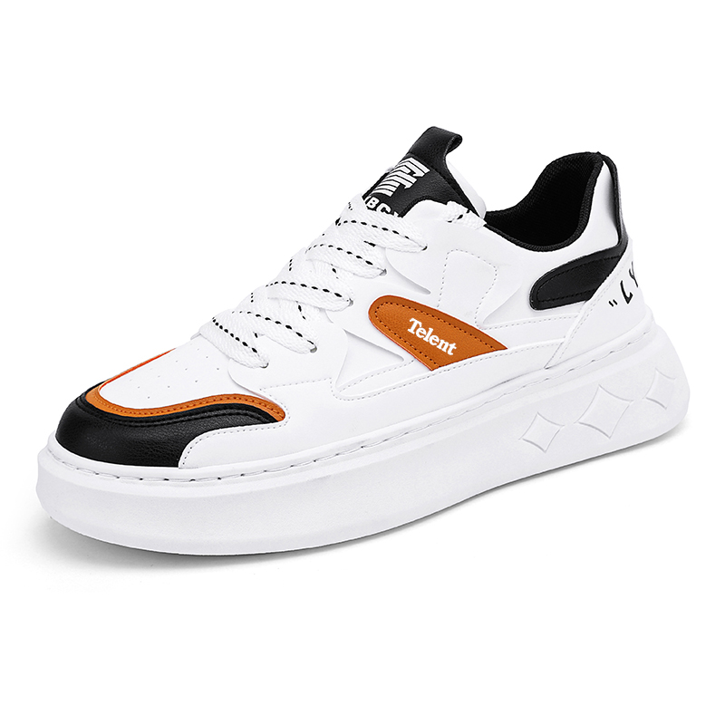 

Износостойкие, нескользящие, низкие мужские кроссовки TELENT, White Black