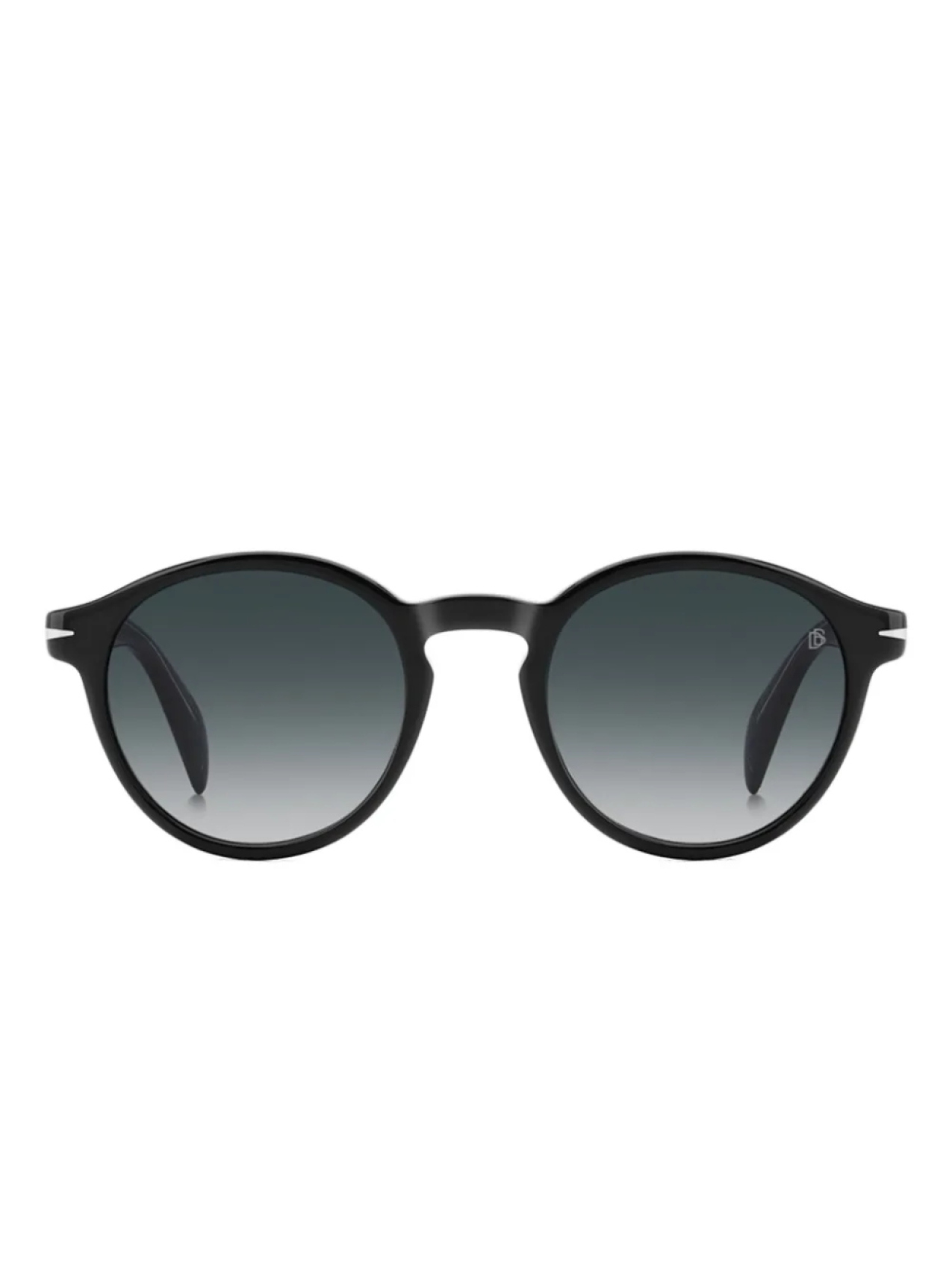 

Солнцезащитные очки DAVID BECKHAM EYEWEAR в круглой оправе, черный