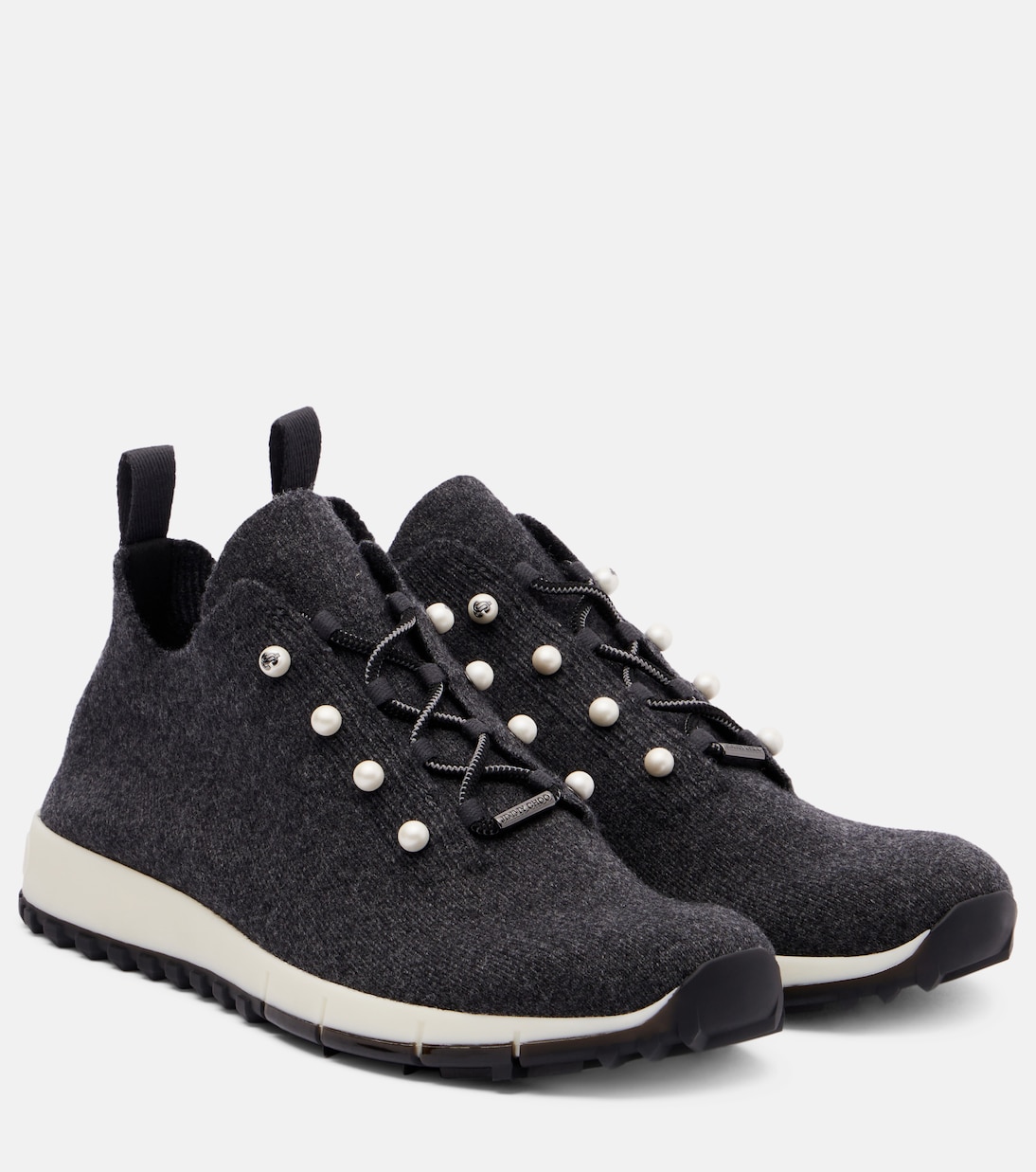 Велес декорированные кашемировые кроссовки Jimmy Choo, X Black Mi