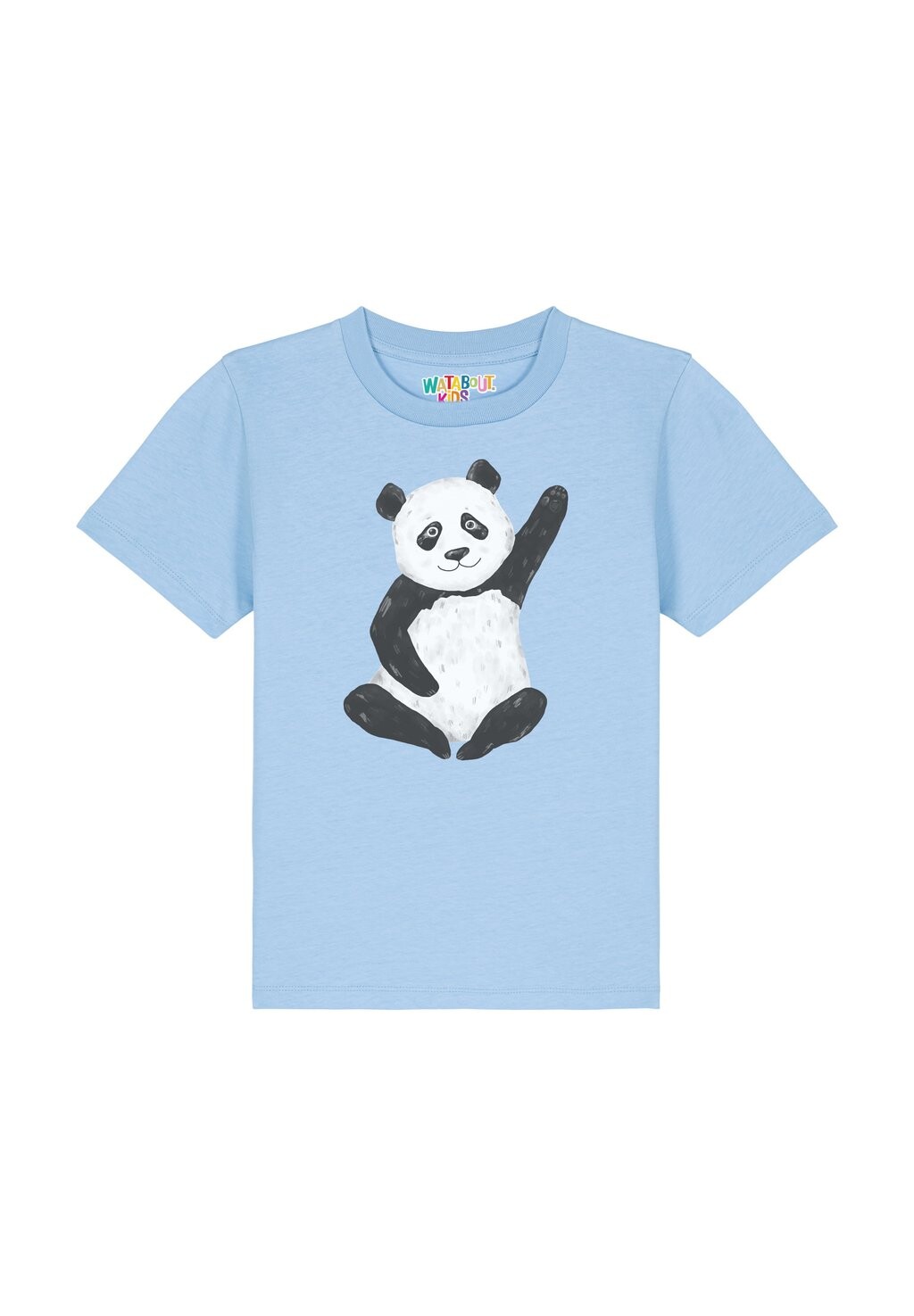 

Футболка с принтом PANDA Watapparel, цвет blue soul