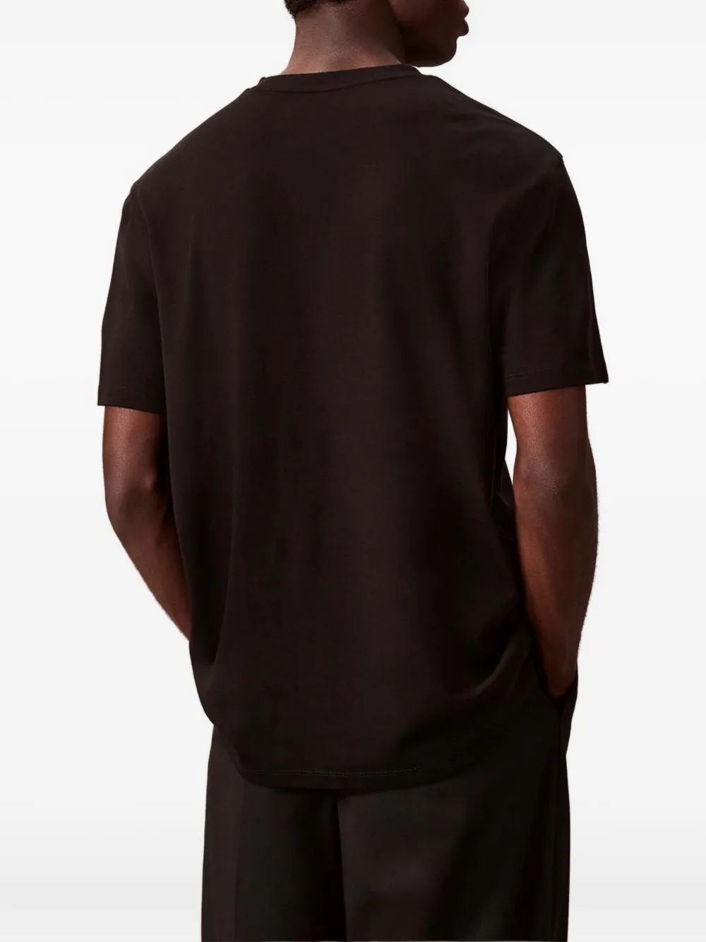 Футболка с круглым вырезом Calvin Klein, черный — фото 2