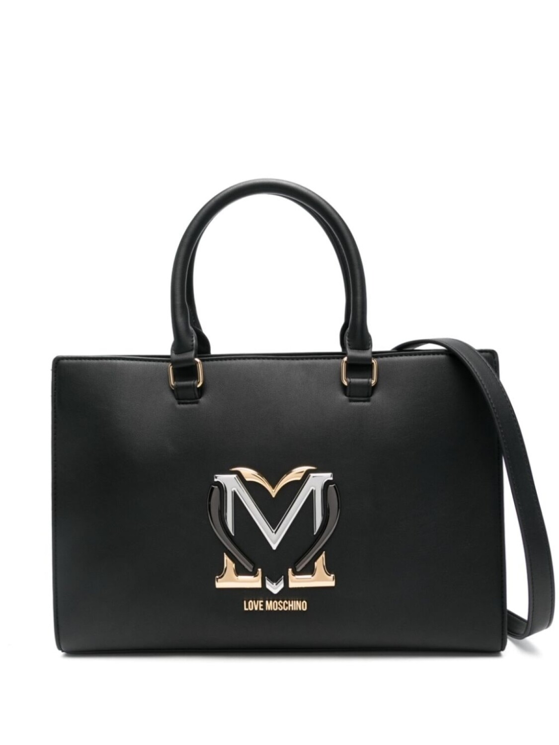 

Сумка-тоут с логотипом Love Moschino, черный