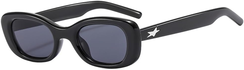 

Винтажные солнцезащитные очки, модные мужские и женские солнцезащитные очки, стильные, популярные, ретро, ​​женские очки с защитой от УФ-излучения UV400 HHZZYVY, Black