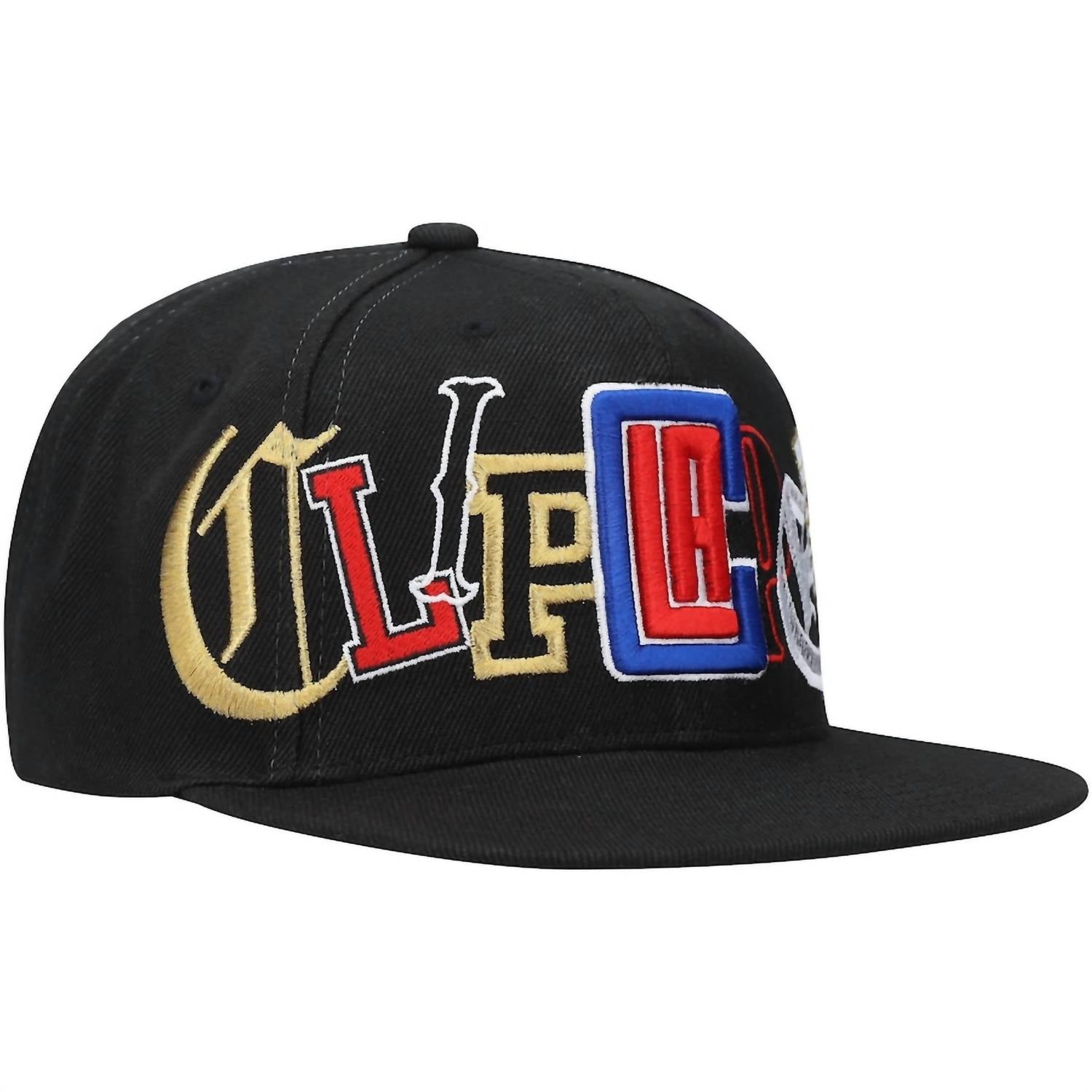 

Мужская бейсболка Nba Los Angeles Clippers Hype Type Snapback черного цвета Mitchell & Ness